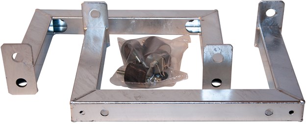 alpha innotec BKS, Verzinkte console vloerbevestiging met trillingsdempers t.b.v. LWD, LWDV, HYBROX 5 & 8